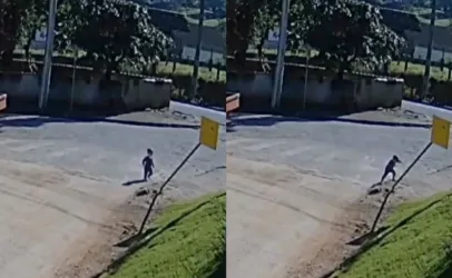 Beb� de 18 meses foge da creche e caminha sozinho at� o trabalho da m�e