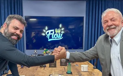 Lula entrevista o Flow antes do debate final