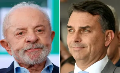 Rede social admite bloqueio de Lula e impulsionamento ilegal de Fl�vio Bolsonaro