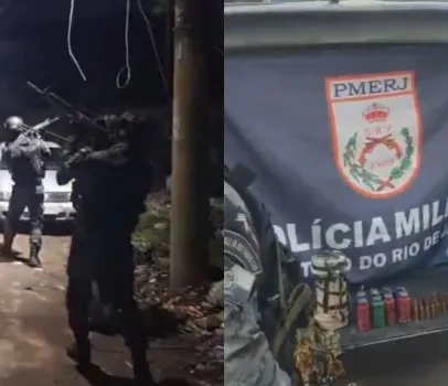 Pol�cia Militar confisca granadas artesanais em comunidade do Rio