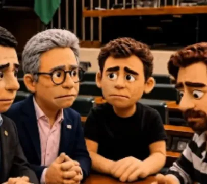Sobrinho de Dilma critica pol�ticos com s�rie de fantoches na internet