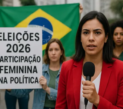Elei��es 2026: participa��o feminina na pol�tica brasileira