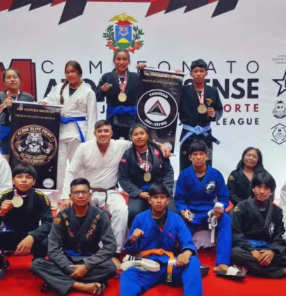 Projeto de jiu-jitsu fortalece protagonismo e identidade cultural de estudantes ind�genas em Brasnorte