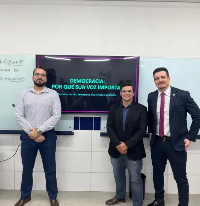 OAB Vai � Escola promove palestra sobre Direito Eleitoral para estudantes da Escola Estadual Deputado Emanuel Pinheiro