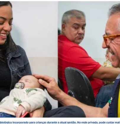 Minist�rio inicia aplica��o da vacina que amplia prote��o contra pneumonia e meningite em crian�as