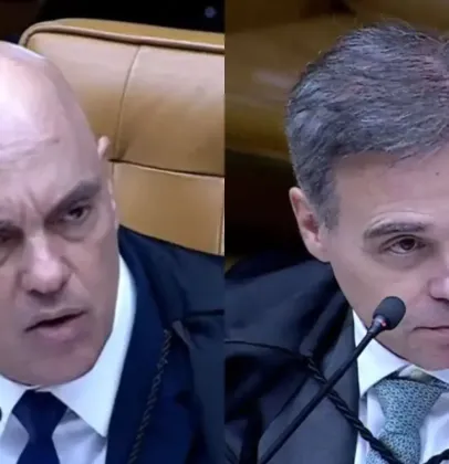 STF decide por 4 a 3 e suspende julgamento sobre Alexandre de Moraes ap�s pedido especial de deputado Fl�vio Dino