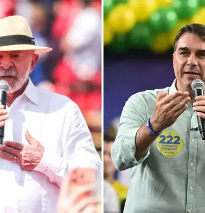 Pesquisa mostra empate t�cnico entre Lula e Fl�vio Bolsonaro antes das elei��es