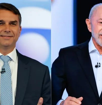 Fl�vio Bolsonaro e Lula empatam nos votos v�lidos para Presid�ncia, aponta pesquisa