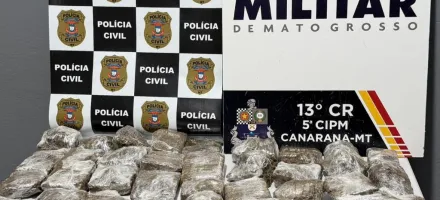 Pol�cias Civil e Militar prendem homem que comercializava drogas pr�ximo � feira em Canarana