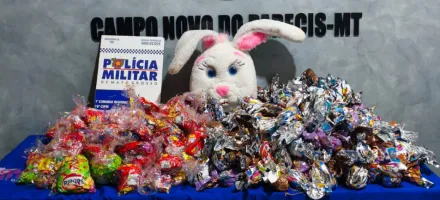 Pol�cia Militar frustra evento e apreende ovos de P�scoa que seriam distribu�dos por fac��o