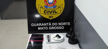Pol�cia Civil prende casal suspeito de tr�fico de drogas em Guarant� do Norte
