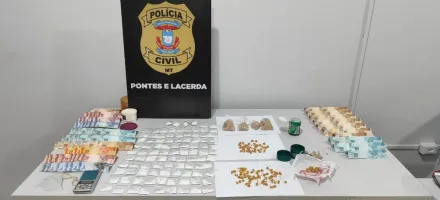 Pol�cia Civil prende 5 pessoas por tr�fico de drogas em Pontes e Lacerda