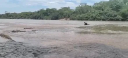 Policial de folga salva duas crian�as de afogamento em rio de Cuiab�