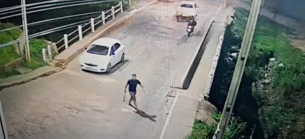 PM prende homem por danificar c�mera do programa Vigia Mais MT