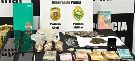 Opera��o conjunta prende tr�s pessoas e apreende drogas em Ribeir�o do Pinhal