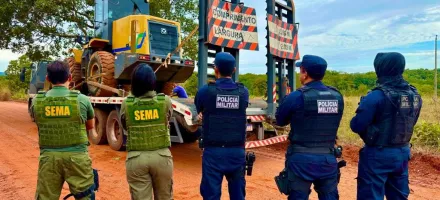 Sema e PM aplicam cerca de R$ 1,5 milh�o em multas durante opera��o contra il�citos ambientais