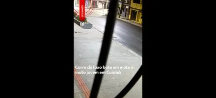 Jovem de 22 anos que matou motociclista em Cuiab� se entrega � pol�cia
