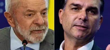 Lula lidera com 39% e Fl�vio Bolsonaro cai para 29%, aponta pesquisa
