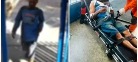 Homem atacado por fac��o criminosa sofre fratura no cr�nio e pede ajuda