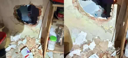 Ladr�es derrubam parede de farm�cia para roubar rem�dio em Cuiab�