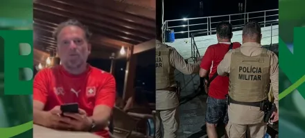 Cantora filma italiano que a assediou em Morro de S�o Paulo: "Qual � o seu valor?"