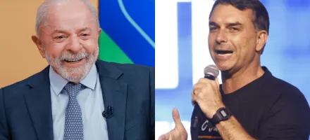 Lula e Fl�vio Bolsonaro abrem campanha com discursos fortes