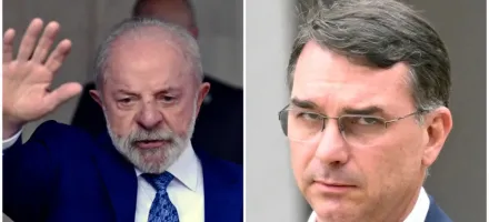 Pesquisa mostra Lula e Fl�vio Bolsonaro empatados no segundo turno