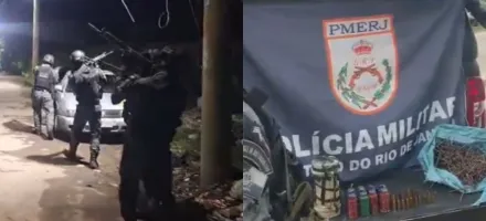 Pol�cia Militar confisca granadas artesanais em comunidade do Rio