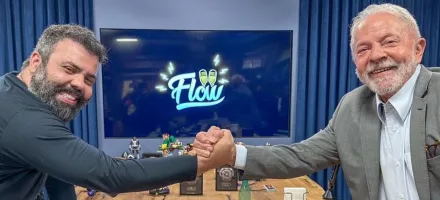 Lula entrevista o Flow antes do debate final