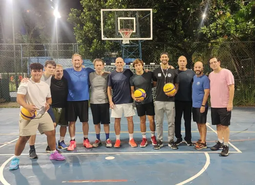 Pinheiros inicia atividades do basquete 3x3 com treinador internacional