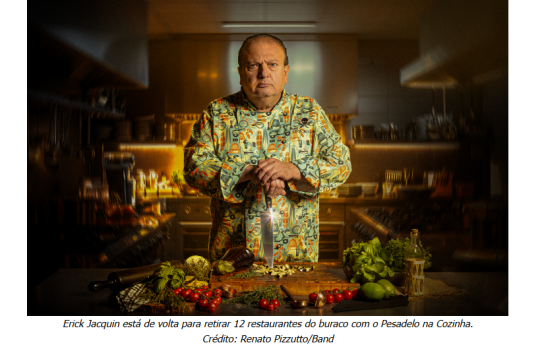 Erick Jacquin estreia nova temporada de �Pesadelo na Cozinha�
