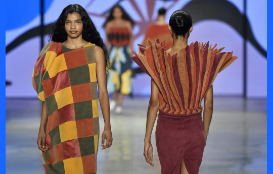 Desfile na SPFW exibe roupas inspiradas nas plantas e curvas de Burle Marx
