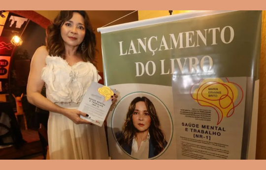 Auditora do Trabalho lan�a livro sobre sa�de mental e riscos do estresse no trabalho