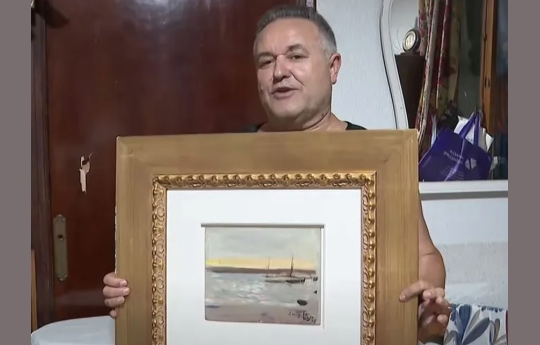 Turista encontra quadro na rua, leva para casa e descobre que vale R$ 880 mil
