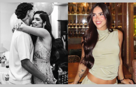 Filho de Ronaldinho Ga�cho faz declara��o de amor � esposa Giovanna em seus 27 anos