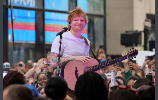 Rapador expulso de show de Ed Sheeran doa US$ 1 milh�o para Gaza