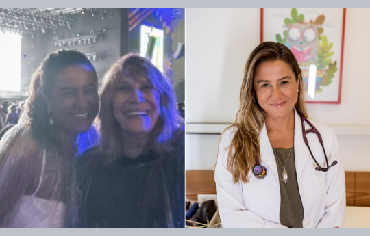 Filha de Renata Sorrah, m�dica, ri de receita caseira da m�e para gripe