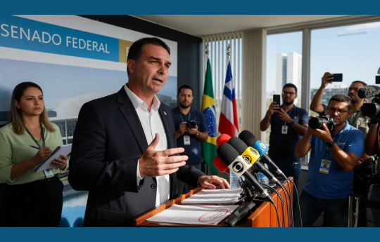 Resumo do Dia: Fl�vio Bolsonaro afirma que origem do Caso Master est� no PT da Bahia - 19 de junho de 2026