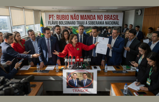 Resumo do Dia: PT critica carta de Marco Rubio e diz que Flavio Bolsonaro e um traidor do Brasil - 28 de junho de 2026