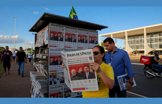 Resumo do Dia: Lula tem 47% contra 44% de Fl�vio Bolsonaro no segundo turno, diz pesquisa BTG/Nexus - 30 de junho de 2026