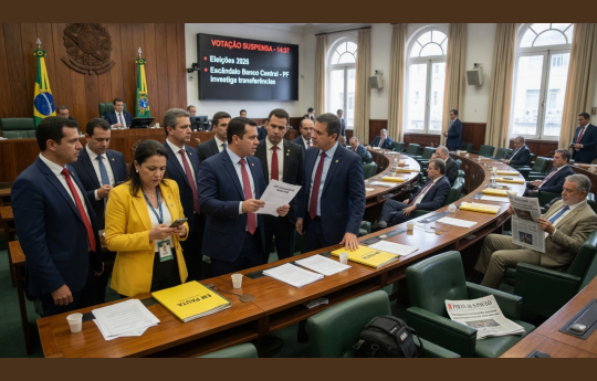 Resumo do Dia: Elei��es e esc�ndalo banc�rio travam vota��o de leis importantes no Congresso - 6 de julho de 2026