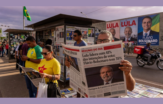 Resumo do Dia: Lula lidera disputa eleitoral com 41% das intencoes de voto Flavio Bolsonaro tem 35% - 31 de julho de 2026