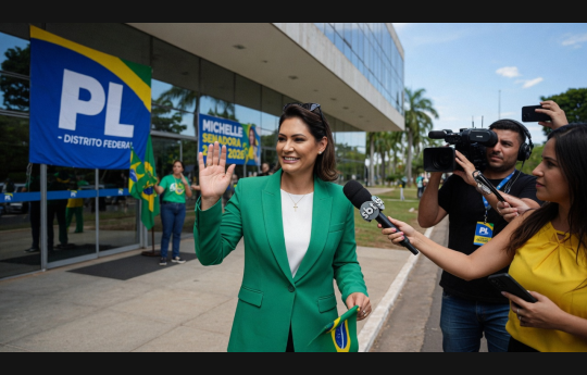 Resumo do Dia: Michelle Bolsonaro vai concorrer ao Senado pelo PL do Distrito Federal - 3 de agosto de 2026
