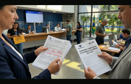 Resumo do Dia: Receita e CGIBS suspendem exig�ncia de campos da CBS e IBS em documentos fiscais - 4 de agosto de 2026