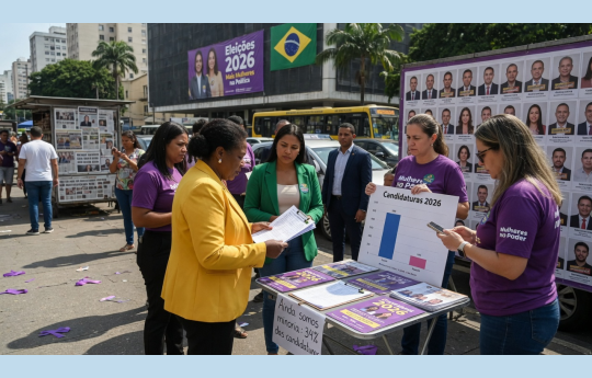 Resumo do Dia: Mulheres ainda s�o minoria nas candidaturas pol�ticas no Brasil - 21 de agosto de 2026