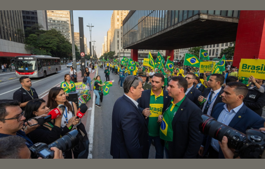 Resumo do Dia: Tarc�sio deve ir a ato de 7 de Setembro com Fl�vio Bolsonaro na Paulista - 24 de agosto de 2026
