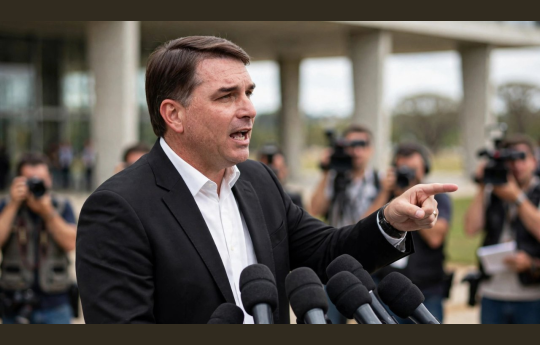 Resumo do Dia: Fl�vio Bolsonaro exige revela��o de provas sobre Lula, Master e INSS, questionando envolvimento de Lulinh