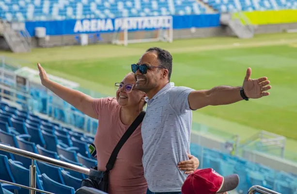 Visita guiada garante imers�o hist�rica e acesso a espa�os exclusivos da Arena Pantanal