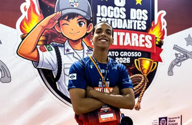 Alunos refor�am amizade e integra��o nos Jogos dos Estudantes Militares da Rede Estadual