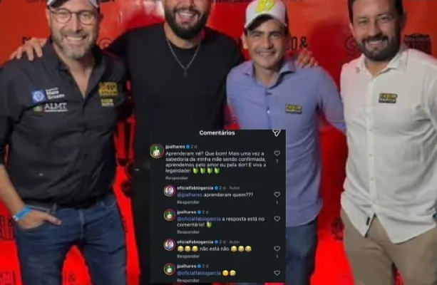 Fabio discute com secret�ria ao marcar Abilio em foto com dupla que prefeito encerrou show